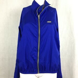 She‎ Beest Jacket Women Sz S Blue Full Zip Windbreaker Cycling Top